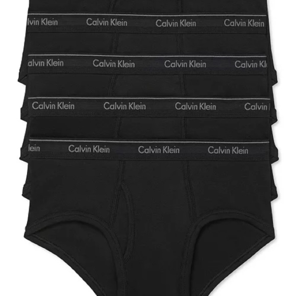 Calvin Klein 4-PK Black Cotton Boxer Briefs 2XL NWT - Picture 3 of 12